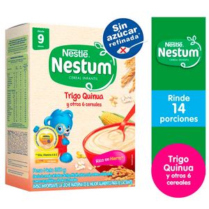 Oferta de Cereal Infantil NESTUM Trigo Quinua y otros 6 cereales Caja 350g por S/ 17,6 en Vivanda