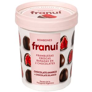 Oferta de Bombones FRANUÍ Chocolate Amargo y Chocolate Blanco Pote 24un por S/ 21,9 en Vivanda