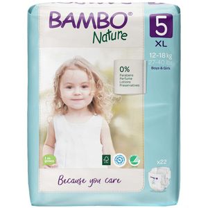 Oferta de Pañales para Bebé BAMBO NATURE Talla XG Paquete 22un por S/ 33,9 en Vivanda