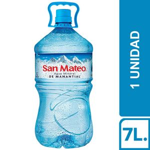 Oferta de Agua Mineral SAN MATEO sin Gas Bidón 7L por S/ 9,5 en Vivanda
