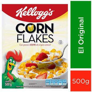 Oferta de Cereal KELLOGG'S Hojuelas de maíz tostada Caja 500Gr por S/ 17,8 en Vivanda