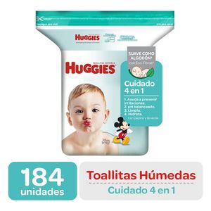 Oferta de Toallitas Húmedas para Bebé HUGGIES One & Done Paquete 184un por S/ 31,9 en Vivanda