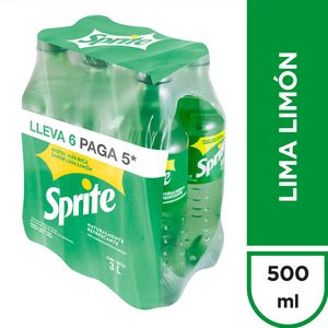 Oferta de Gaseosa SPRITE Botella 500ml Paquete 6un por S/ 12,5 en Vivanda