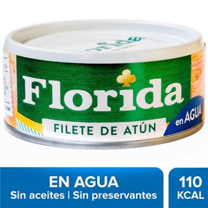 Oferta de Filete de Atún FLORIDA en Agua 110kcal Lata 150g por S/ 5,9 en Vivanda
