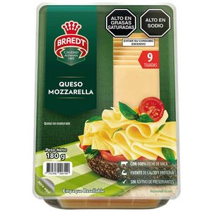 Oferta de Queso Mozzarella BRAEDT Paquete 180g por S/ 11,99 en Vivanda
