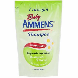 Oferta de Shampoo para Bebé AMMENS Manzanilla Doypack 400ml por S/ 19,5 en Vivanda