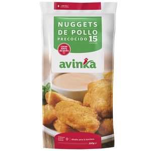 Oferta de Nuggets de Pollo Precocido AVINKA Bolsa 15un por S/ 9,7 en Vivanda