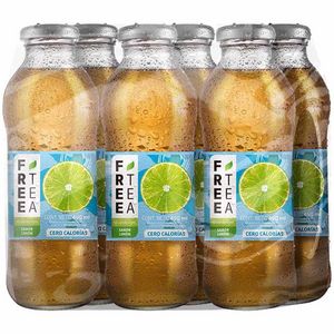 Oferta de Té Verde FREE TEA Light Sabor Limón Botella 450ml Paquete 6un por S/ 10,9 en Vivanda