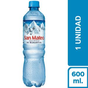 Oferta de Agua Mineral SAN MATEO sin Gas Botella 600ml por S/ 1,8 en Vivanda