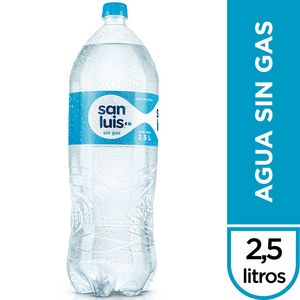 Oferta de Agua Mineral SAN LUIS sin Gas Botella 2.5L por S/ 2,7 en Vivanda