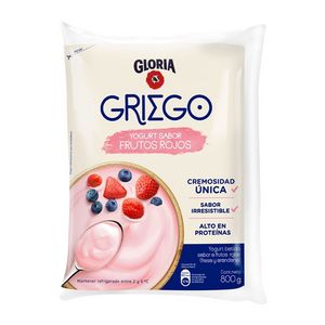 Oferta de Yogurt Gloria Griego Sabor Frutos Rojos 800g por S/ 6,7 en Metro