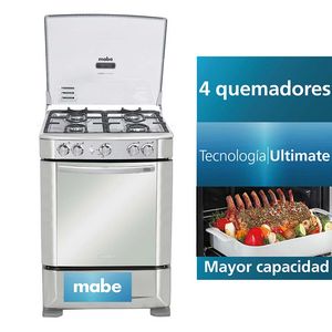 Oferta de Mabe Cocina de Pie CMP6030FX0 4 Quemadores por S/ 979 en Metro