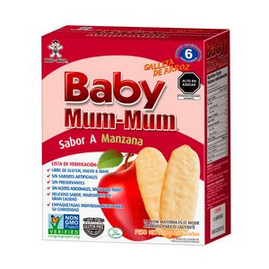 Oferta de Galleta de Arroz Baby Mum-Mum Manzana Caja 50 gr por S/ 11,9 en Metro