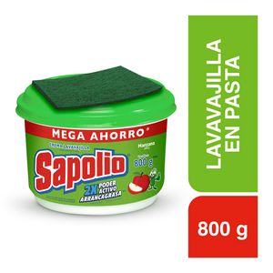 Oferta de Lavavajilla en Crema Sapolio Manzana 800g por S/ 5,9 en Metro