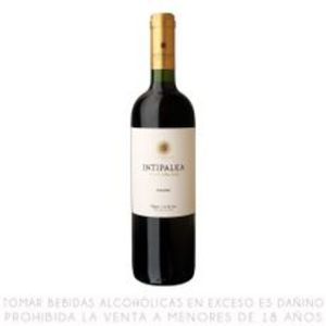 Oferta de Vino Tinto Malbec Intipalka Botella 750ml por S/ 27,9 en Metro