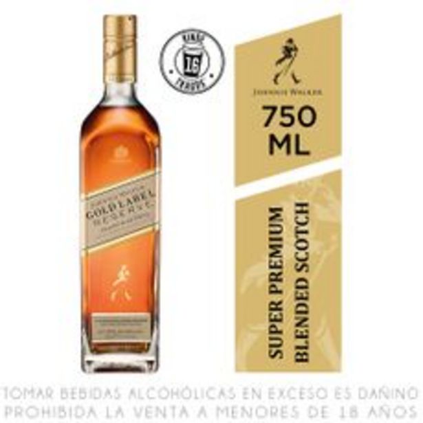 Oferta de Whisky Gold Reserve Johnnie Walker Botella 750 ml por S/ 209,9