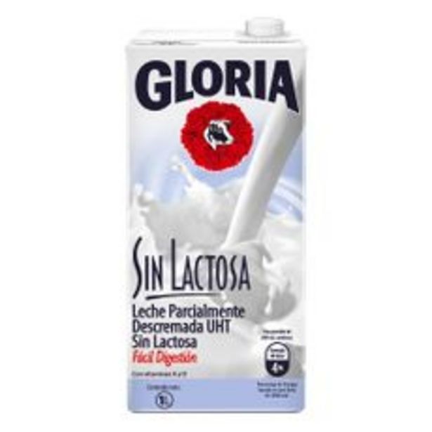 Oferta de Leche Semidescremada UHT Gloria Sin Lactosa Caja 1 L por S/ 5,29