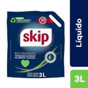Oferta de Detergente Skip Líquido Bio Enzimas 3L por S/ 39,9 en Metro