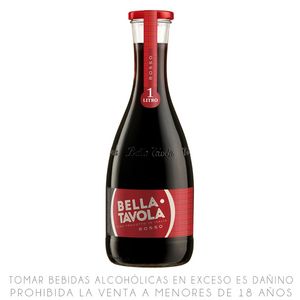 Oferta de Vino Tinto Blend Bella Tavola Botella 1L por S/ 17,45 en Metro