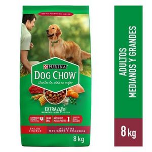 Oferta de Comida para Perros Dog Chow Adultos Medianas y grandes Sabor Pollo y Carne 8 kg por S/ 96,9 en Tottus
