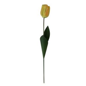 Oferta de Flor Artificial Tulip&aacute;n 80 cm Amarilla por S/ 3,9 en Tottus