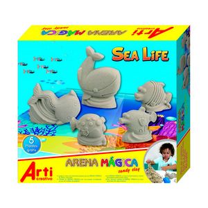 Oferta de Arena Mágica Arti Creativo Sea Life por S/ 31,37 en Comercial Li
