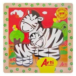 Oferta de Juego Didáctico Arti Creativo Rompecabezas Infantil Cebras x7 Piezas por S/ 11,82 en Comercial Li