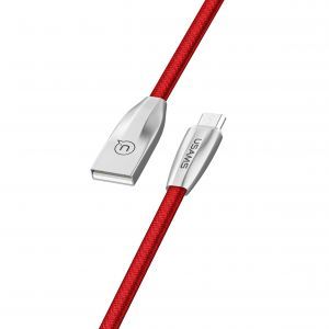 Oferta de Cable Tejido U-light USB a Micro 1.2m Rojo US-SJ183 por S/ 42,9 en Phantom