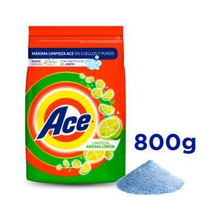 Oferta de Detergente En Polvo Ace Limón 800 G por S/ 9,9 en Tai Loy