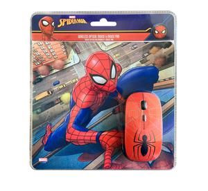 Oferta de Kit Mouse Pad+Mouse Wireless Spiderman por S/ 74,9 en Tai Loy