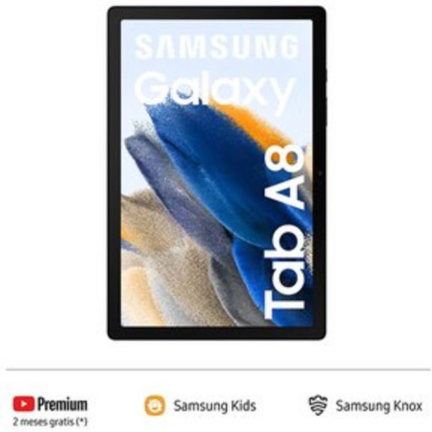 Oferta de Tablet Samsung Galaxy Tab A8 gris 3GB 32... por S/ 699