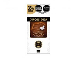 Oferta de Chocolate con leche y Coco 35% cacao Orquídea - Tableta 90 gr - Unidad por S/ 2,7 en Freshmart