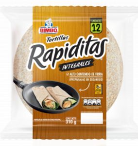 Oferta de Tortillas Integrales Rapiditas Bimbo - Envase 310g - Unidad por S/ 9,1 en Freshmart