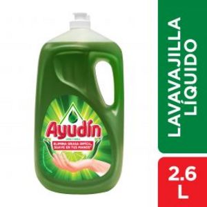Oferta de Lavavajillas Líquido Ayudín Limón y Sábila 2.6 L - Unidad por S/ 32,8 en Freshmart