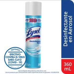 Oferta de Desinfectante en Aerosol Crisp Linen LYSOL 360ml por S/ 26,48 en Freshmart
