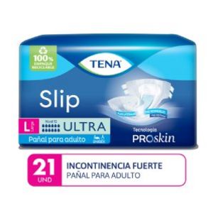 Oferta de Pañales TENA para Adultos Slip Talla L - Bolsa 21 UN por S/ 86,5 en InkaFarma