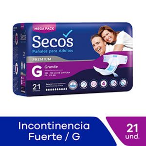 Oferta de Pañales para Adultos Secos Premium Talla G - Bolsa 21 UN por S/ 64,9 en InkaFarma