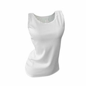 Oferta de Camiseta Sin Mangas Sweet Cotton Blanco por S/ 19,9 en Fashion Bag