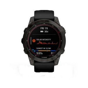 Oferta de Reloj Deportivo Smart Garmin - Fenix 7 Zafiro Solar Gris Carbon DLC Titanio por S/ 3699,9 en Hiraoka