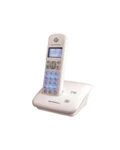 Oferta de Teléfono Inalámbrico Motorola AURI 3520 Blanco por S/ 169 en Hiraoka