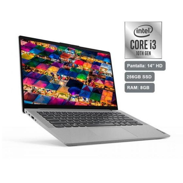 Oferta de Laptop Lenovo IdeaPad 5i 14" Intel Core i3 - 1005G1 256GB SSD 8GB RAM por S/ 2099