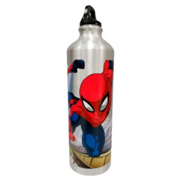 Oferta de Botella Aluminio Spiderman 750ml por S/ 10,9